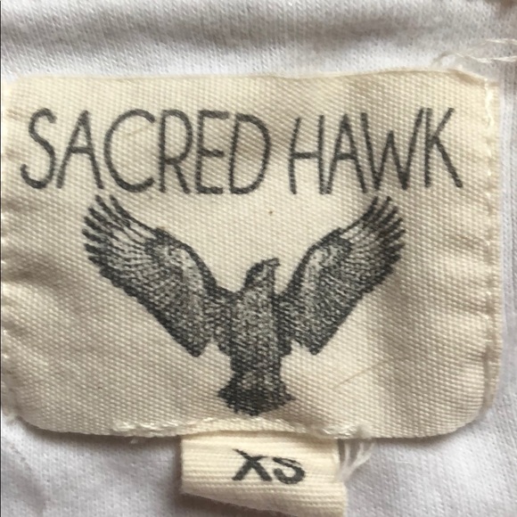 White Crop Top W/ Embroidered Snake - Picture 3 of 4